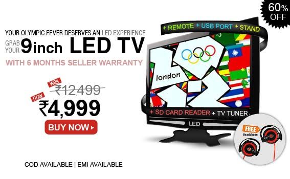 9.0 Inch LED TV