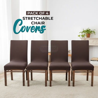 Pack of 4 Stretchable Chair Covers (SCC1) Pack of 4 Stretchable Chair Covers (SCC1)