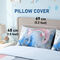 Dolphin Printed Double Bed Sheet With 2 Pillow Covers (DBS28) Dolphin Printed Double Bed Sheet With 2 Pillow Covers (DBS28)
