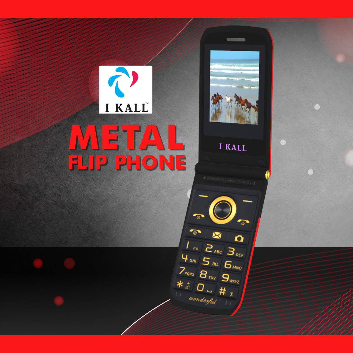 Hot Deals Store Buy I Kall Flip Mobile Phone (K60) Online at Best