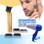 Stylish Golden Trimmer With Free Hair Dryer (PMTHD)