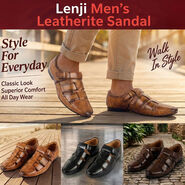 Jenja Men's Leatherite Sandal (J2) - Pick Any 1