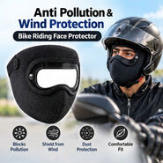 Anti Pollution & Wind Protection Bike Riding Face Protector (APBRFP)