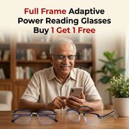 Premium Adaptive Power Reading Glasses B1 G1 Free (ORG34)