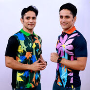 Pack of 2 Printed CollarT-shirts With Free Digital Watch (2PTW1)