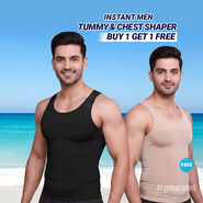 Instant Tummy & Chest Shaper For Men BOGO (SV5)