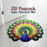 3D Peacock Super Absorbent Mat (3DM4)