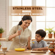 Stainless Steel manual Hand Blender & Whisker (HB3)