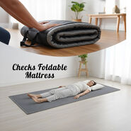 Checks Foldable Mattress (FDM3)