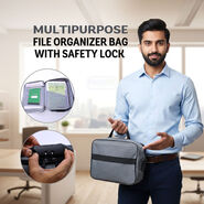 Multipurpose File Organizer Bag With Lock (FOB)