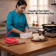 Chapati & Puri Maker + Silicone Atta Kneading Bag (CP11)