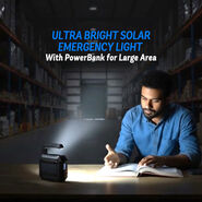 Solar Energy & Charging Bank Emergency Portable Lamp (LL14)