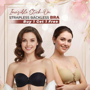 Invisible Stick-On Strapless Backless Bra ? B1 Get 1 Free (2SB)