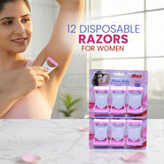 12 Disposable Hair Razors For Women (12HR)