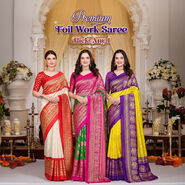 Premium Foil Work Saree ? Pick Any 1 (FPS21)