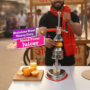 Stainless Steel Heavy Duty Hand Press Juicer (FJ19)