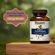 Himalaya Organic Ashwagandha Energy Booster Pack of 2 Months (NUTRA27)