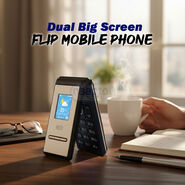 Dual Big Screen Flip Mobile Phone (PMH13)