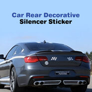 Car Rear Decorative Silencer Sticker