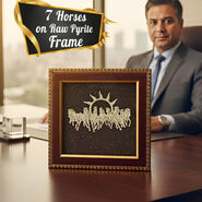 7 Horses On Raw Pyrite Frame (7HPF)