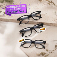 Comfortable All-Day Use Frames Buy1 Get2 Free (3FR)