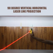 90 Degree Vertical Horizontal Laser Line Projection (LLP)