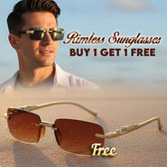 Rimless Sunglasses Buy1 Get1 Free (2SG4)