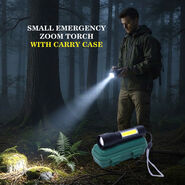 Small Emergency Zoom Torch With Carry Case (LL33)
