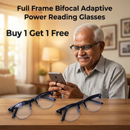 Full Frame Bifocal Adaptive Power Reading Glasses B1G1 Free (2BORG6)