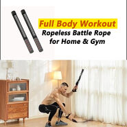 Full Body Workout Ropeless Battle Rope For Home & Gym (WR1)