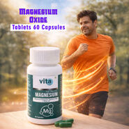 Magnesium Oxide Tablets 60 Capsules (NUTRA34)