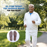 Gel Stone Therapy Foot Massager Insoles For Pain Relief (AI2)