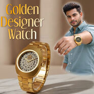 Golden Designer Watch (MGW33)