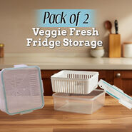 Pack of 2 Veggie Fresh Fridge Storage (2VF1)