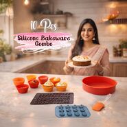 10 Pcs Silicone Bakeware Combo (10SBC1)