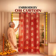 Embroidery OM Curtain (CU16)