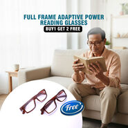 Full Frame Adaptive Power Reading Glasses Buy1 Get2 Free (3ORG12)