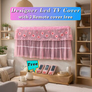 Designer Led TV Cover With 3 Remote Cover Free (TVC3)