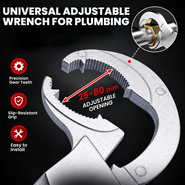 Universal Adjustable Wrench For Plumbing (AW01)