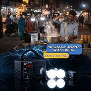 Mini Solar Inverter With 2 Bulbs And 1 Cob Light (MSI1)