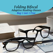 Folding Bifocal Adaptive Reading Glasses B1 G1 Free (2FBORG4)