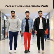 Rocket Deal - Pack of 3 Mens Comfortable Pants (3SPT20)
