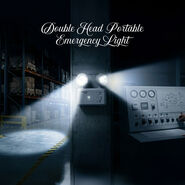 Double Head Rechrgeable Portable Emergency Light (LL40)