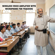 Wireless Voice Amplifier With Headset Microphone For Teaching (PMT)