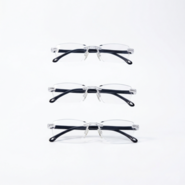 Rimless Daily Use Reading Glasses - B1 G2 Free (3RG3)