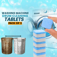 Washing Machine Drum Cleaning Tablets - Pack of 5 (WMT3)