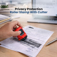 Privacy Protection Roller Stamp With Cutter (ID01)
