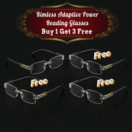 Rimless Adaptive Power Reading Glasses B1G3 Free (4ORG)