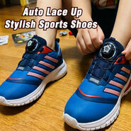 Auto Lace Up Stylish Sports Shoes (SS42)