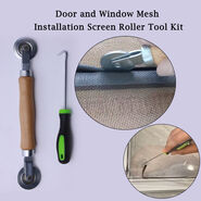 Door and Window Mesh Installation Screen Roller Tool Kit (WRT)